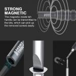 Jakemy JM-8174 45-in-1 S2 CR-V Bits Magnetic Screwdriver Bit Set with Aluminum Alloy Handle