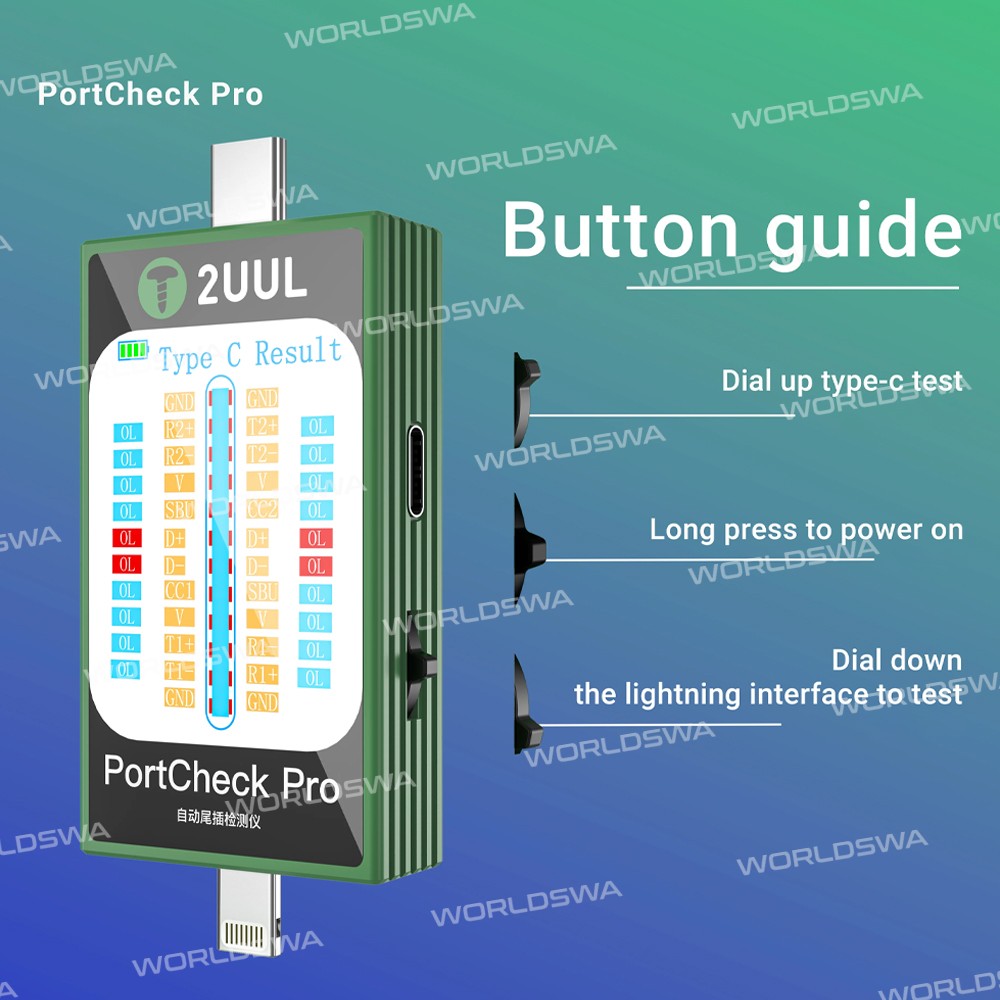 2uul pw31-portcheck-pro-5v-2a-type-c-lighting-interface-automatic-tail-plug-detector-3