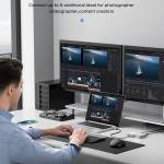 orico ub4-sv-6-in-1-type-c-8k-30hz-desktop-docking-station-with-pd-85w-charging-ports-11