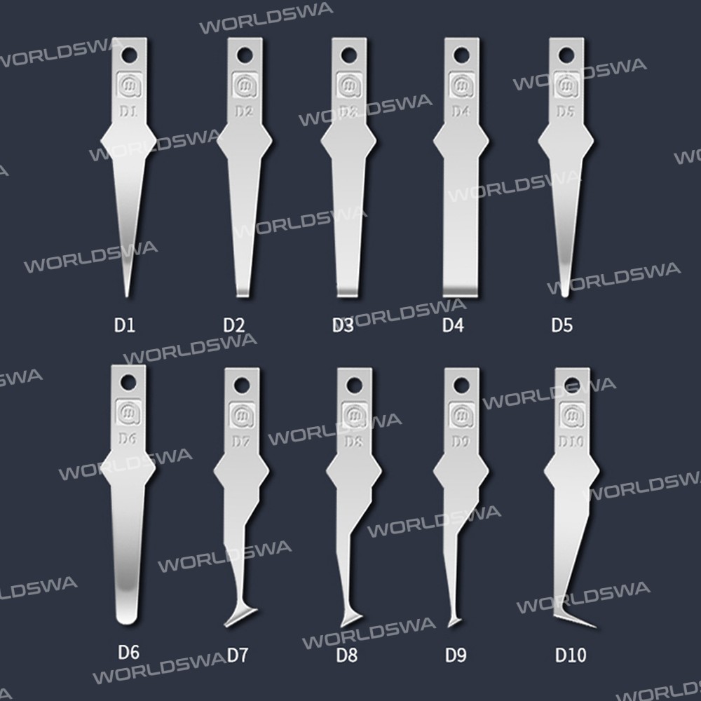 Amaoe D Series Non-slip Hand Grinding Scraping Glue Blades for Mobile Phone Motherboard