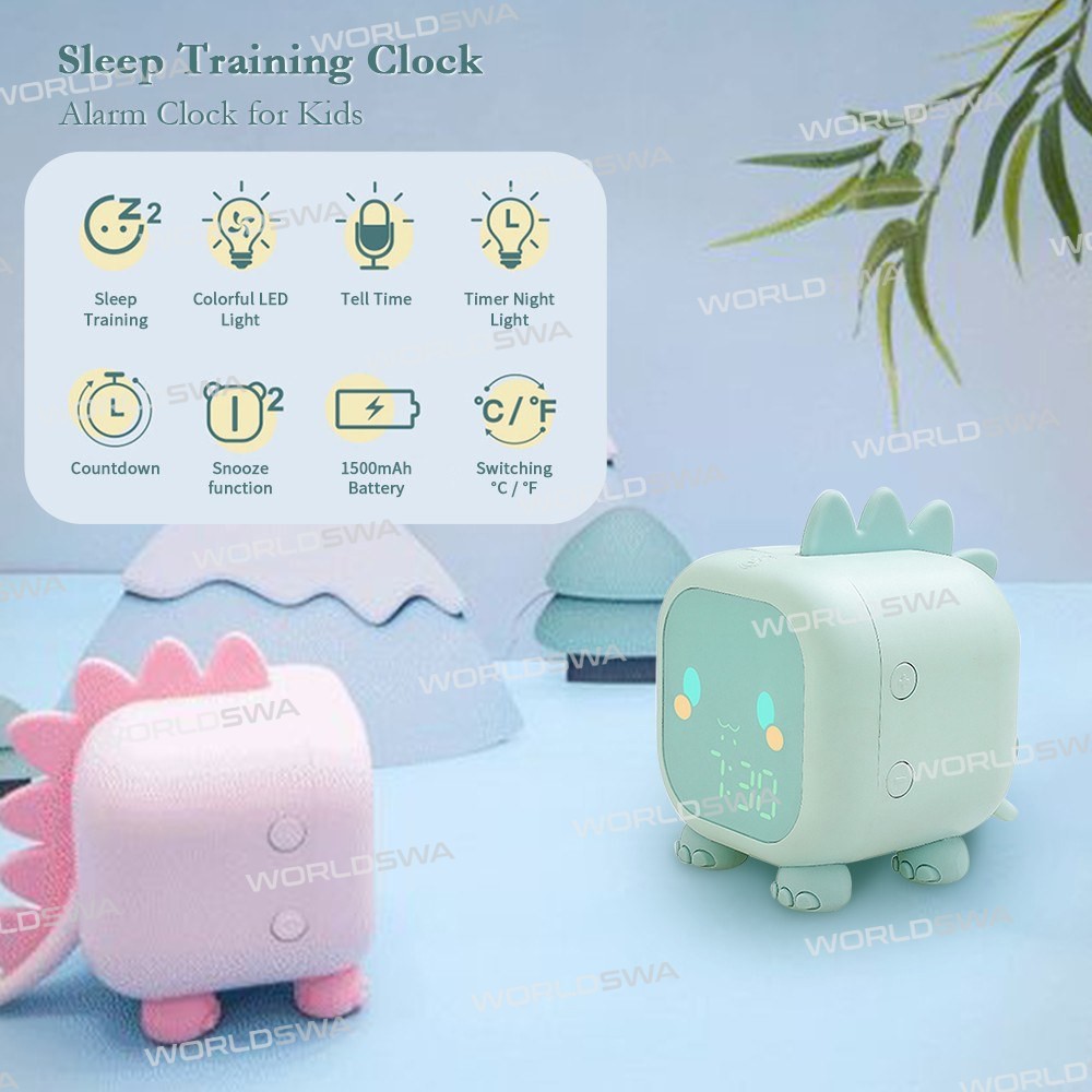 kids digital-alarm-clock-night-light-sleep-trainer-2-alarms-6-ringtones-time-temperature-display-sou