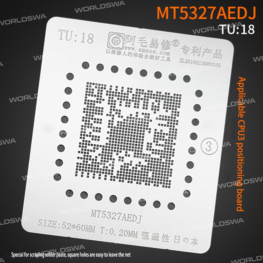 Amaoe Liquid Crystal Display Master Control 27*27mm CPU3 MSD6A918W-WZ / MSD61988AV-U4 / MSD6A801FVA-