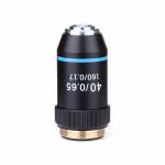 4X 10X 20X 40X 60X 100X High Quality Biological Microscope Objectives Achromatic lens - Black