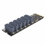 Orico PM2TS6 M.2 M Key to 6 Ports SATA 3.0 PCI-E Expansion Adapter Card