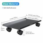 Orico CPB5 / 6 Steel Mobile Computer Power Stand with Locking Caster Wheels for Most PC Cases