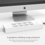 Orico HPC-8A5U 8 AC Outlets Surge Protector Power Strip with 5 USB Ports for Home Office - EU Plug