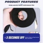 Heat-resistant Flame Retardant Black Tape - 25 Meter
