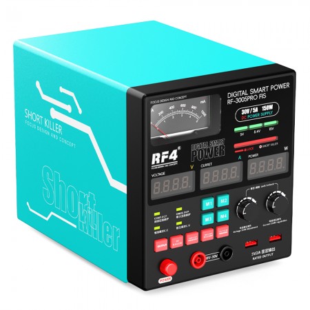RF4 RF-3005Pro FIS High Precision 30V 5A Adjustable DC Stabilized Power Supply w / Pointer Gauge