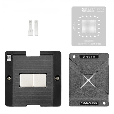 Amaoe 0.20mm CXD90062GG BGA Reballing Stencil Platform Set for SONY PlayStation 5