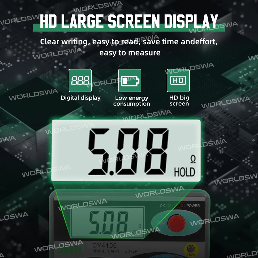 duoyi dy4100-0-2000-digital-earth-ground-resistance-meg-ohmmeter-3
