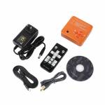 3.5X-90X Trinocular Stereo Zoom Microscope Double-Arm Boom Stand with 21MP HDMI Camera