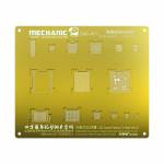 Mechanic 3D BGA Reball Gold Stencil for A11 iPhone X / 8 / 8 Plus