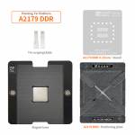 Amaoe 0.15mm BGA Reballing Stencil Platform Set for A2179 DDR Memory Chip
