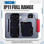 Sunshine T-007 3-in-1 Motherboard Mid-level Test Fixture for iPhone 11 / 11 Pro / 11 Pro Max