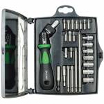 Pro'sKit SD-2314M 25-in-1 Multiple Angle Adjustment Ratchet Magnetic Screwdriver Sockets Set