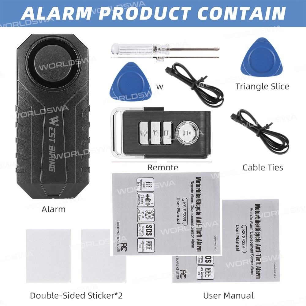 west biking-anti-theft-bicycle-alarm-wireless-high-visibility-movement-8