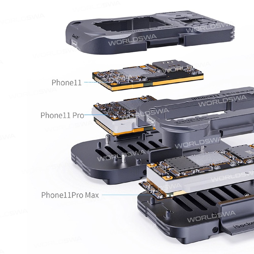 QianLi ToolPlus iSocket Mainboard Test Fixture Holder for iPhone 11 Pro / 11 Pro Max
