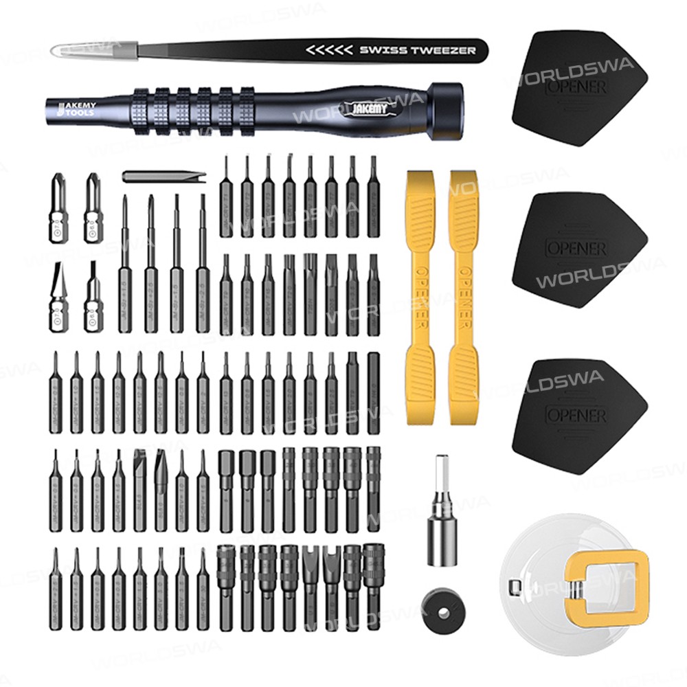 Jakemy JM-8187 83-in-1 Precision Magnetic Screwdriver Set with CR-V Bits for Cellphone / PC Repair