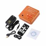 2.1X-180X Trinocular Stereo Zoom Microscope with WF10X/20 WF20X/10 Wide-field Eyepieces 0.5X 2.0X B