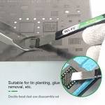 Relife RL-049A Anti Static Double-Headed Machine Rubber Lever Tin Scraper Mobile Phone Removing Glue