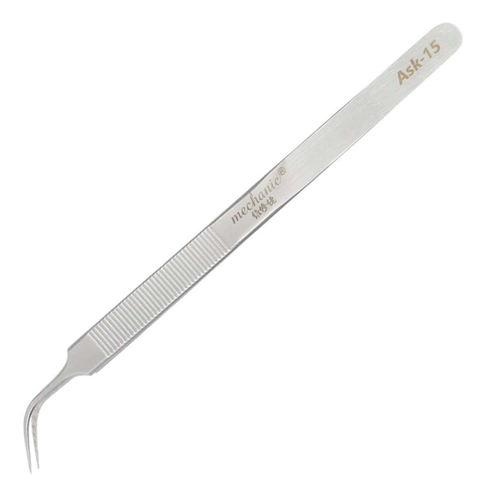 Mechanic ASK-15 Precision Lengthening Anti-Slip Curved Tweezer