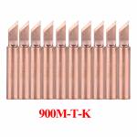900M-T Series Pure Copper Soldering Iron Tip -10Pcs