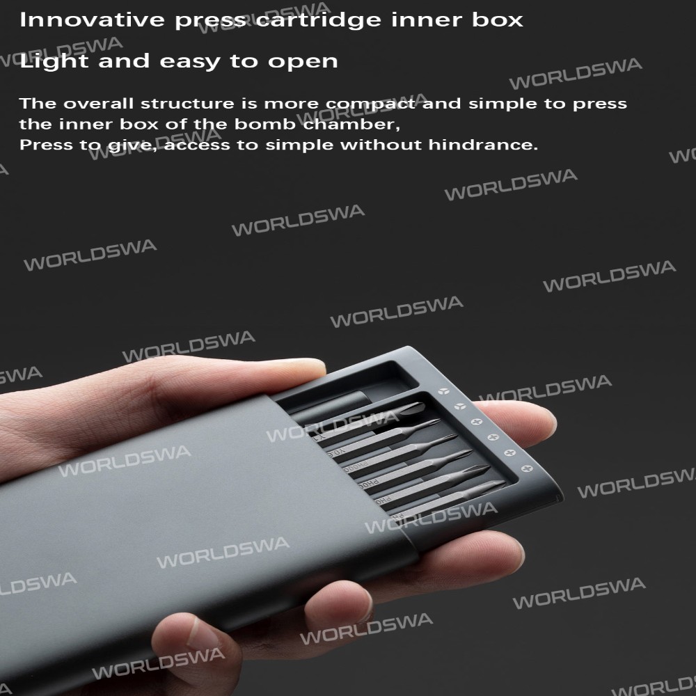 Mijia Wiha Screwdriver Kit 24 Precision Magnetic Bits Aluminum Box Wiha DIY Screw Driver Set