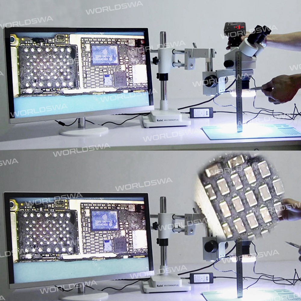 Kaisi 2000 Electronic Digital Industrial Microscope Camera with HDMI-Compatible 1080P Two Output