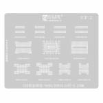 Amaoe 0.25mm NAND / DDR Comprehensive BGA Reballing Stencil for SSD Solid State Drive
