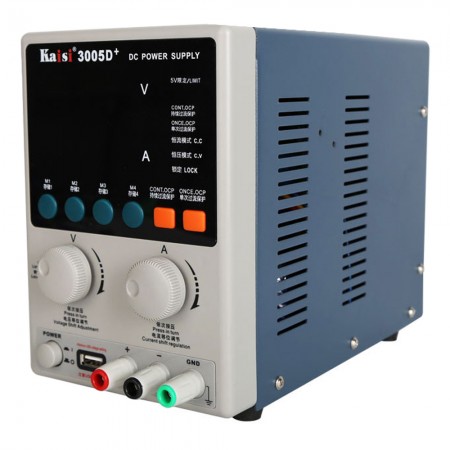Kaisi 3005D+ Adjustable Digital CNC DC Power Supply 30V 5A