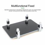 Relife RL-008A Adjustable LCD Display Screen Alloy Fastening Clamp Clip for iPhone/IPad/Tablet - 4Pc