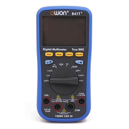 OWON B41T+ 4 1 / 2 Intelligent Bluetooth Digital Multimeter with Offline Recording Support