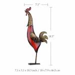 tooarts metal-sculpture-multicolor-iron-rooster-home-furnishing-craft-10