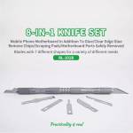 Relife RL-101B Motherboard IC CPU Remove Glue Knife Set