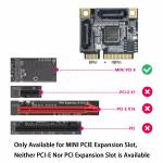 2-Ports Mini PCI-E PCI to SATA 3.0 Adapter Converter for Windows / Mac OS / Linux