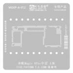 amaoe mg6p-a-012-012mm-honor-magic-6pro-middle-layer-a-board-bga-reballing-stencil