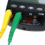 HYELEC MS2203 3-Phase Clamp Meter Power Factor Correction USB True-RMS 4 Wire Testing