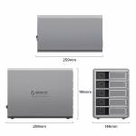 orico 9858t3-daisy-chain-thunderbolt-3-40gbps-5-bay-35-inch-sata-to-type-c-hdd-docking-station-2