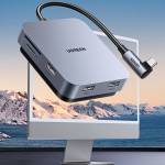 Ugreen CM521 Magnetic 5-in-1 USB 3.0 to TF / SD Card Type-C HUB for iMac All-in-one