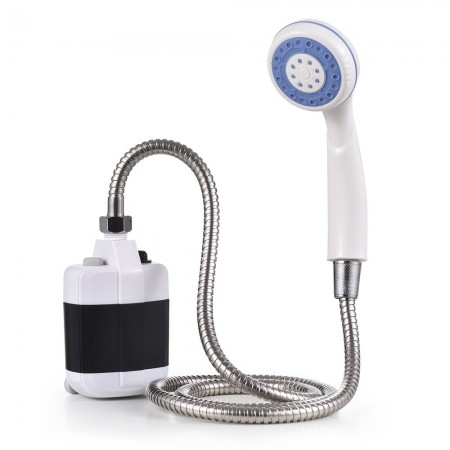 Portable Camping Shower Outdoor USB Rechargeable Electric Pump for Car Washing, Gardening & Pet Cleaning