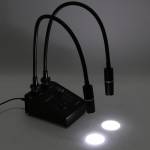 6w 6400k-dual-led-gooseneck-illuminate-lamp-for-industry-stereo-microscope-6