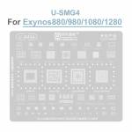 amaoe 012mm-u-smg-series-cpu-comprehensive-bga-reballing-stencil-for-samsung-exynos-cpu-5