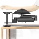 Punch-free Computer Mouse Pad Wrist Rotating ARM Stander Rotatable Bracket