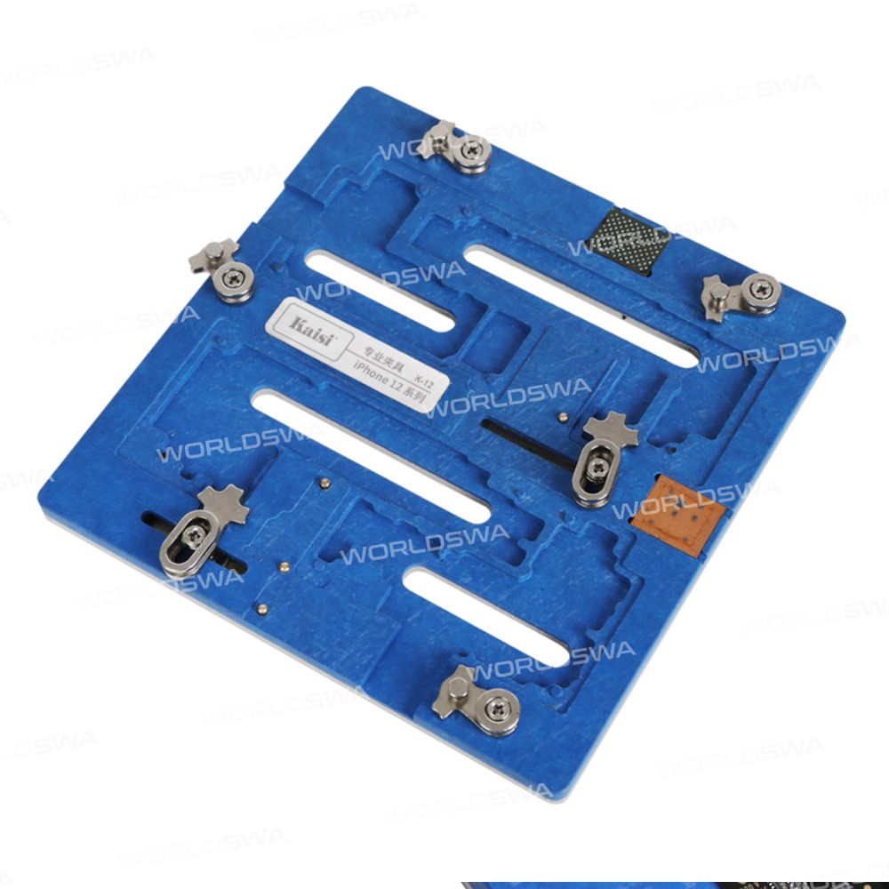 Kaisi K-12 PCB Mainboard Fixture Holder Soldering Maintenance Platform for iPhone 12 mini / 12 Pro
