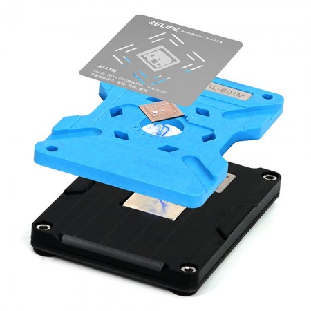 Relife RL-601M CPU Positioning Tin Planting Kit for iPhone A8 to A14 Models