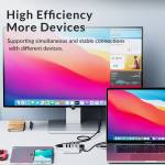 rico m3u4-series-aluminum-alloy-4-port-usb-32-10gbps-hub-with-pd-charging-for-macbook-10