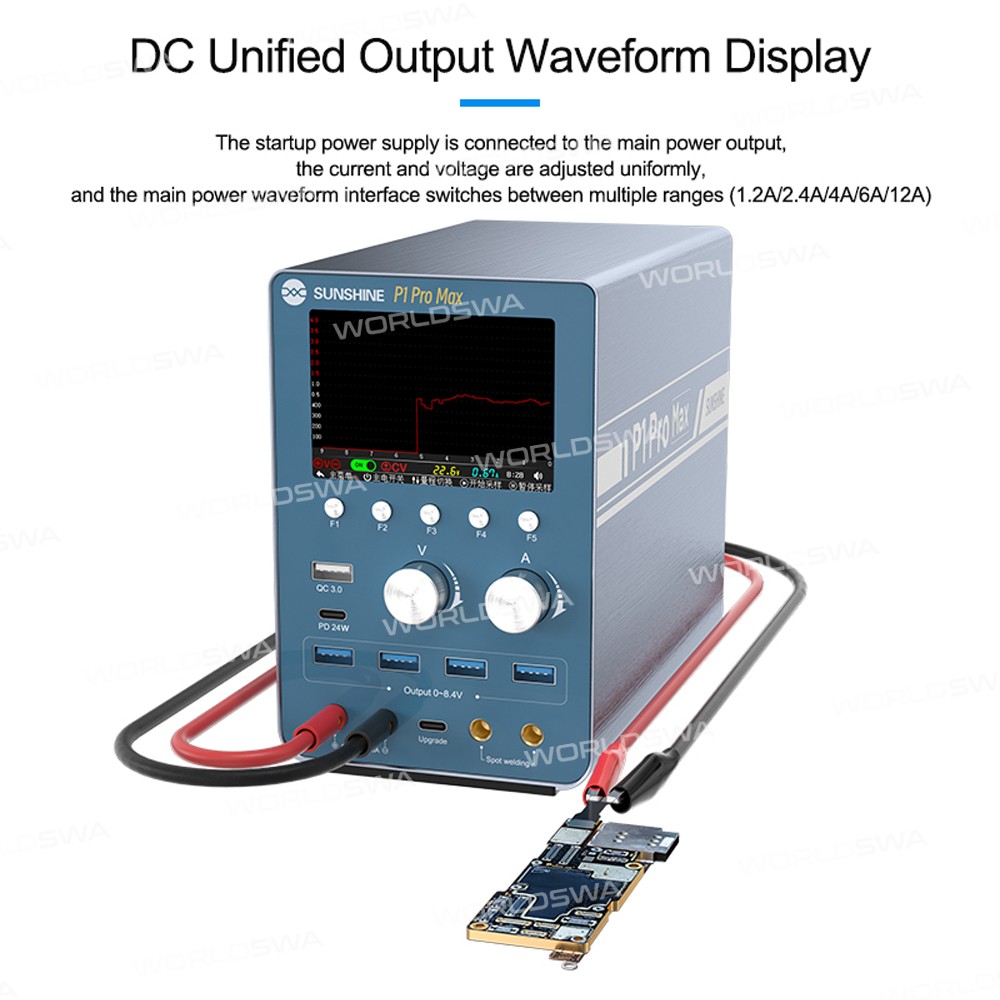 sunshine p1-pro-max-intelligent-regulated-power-supply-with-waveform-display-battery-spot-welding-12