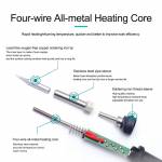 Quick 8586D+ 2-in-1 Soldering Iron Hot Air Gun Lead-free Smart Digital Display Rework Station