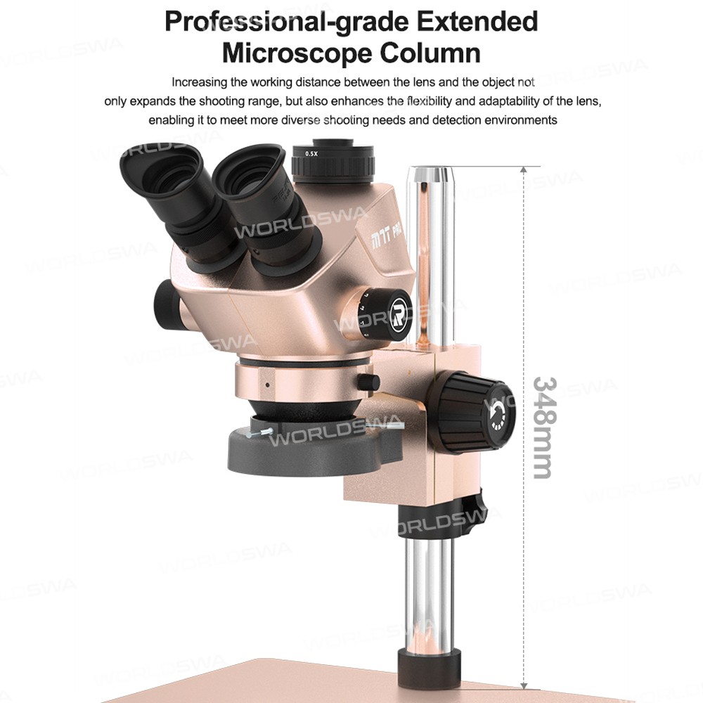 relife rl-m7t-pro-b11-7x-50x-continuous-zoom-colorful-trinocular-hd-stereo-microscope-12
