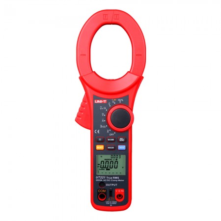 UNI-T UT221 2000A AC / DC Current True RMS Digital Clamp Meter with Frequency Test